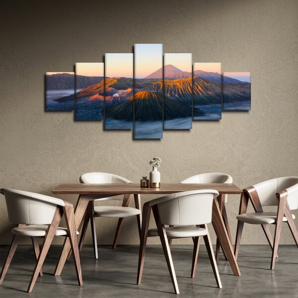 Obraz hory Bromo v Indonésii (210x100 cm)
