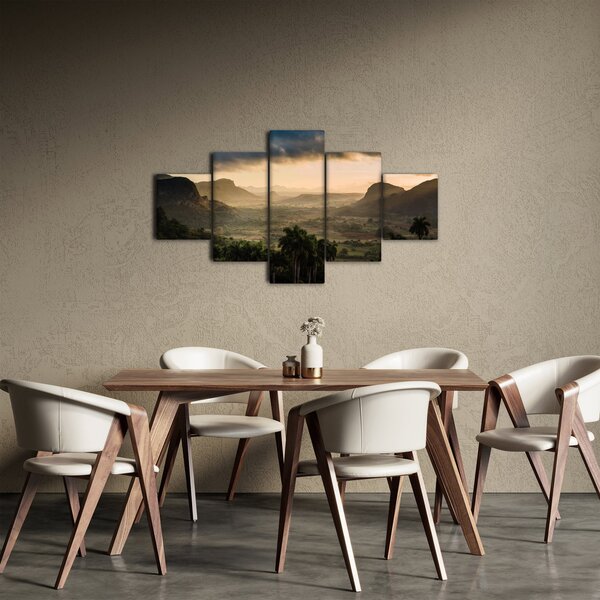 Obraz - Kubánské vrcholky (125x70 cm)