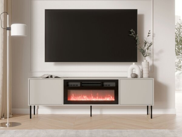 TV skříňka s krbem Tugba 180 EF 2D, Barva: dub cremona 5903211483035