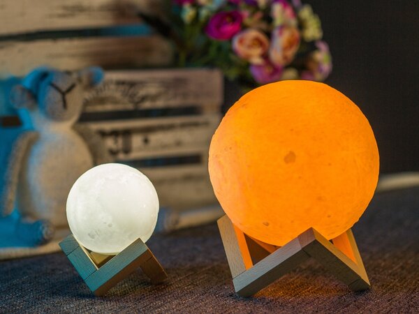 Sdeko Noční lampa 3D měsíc velký