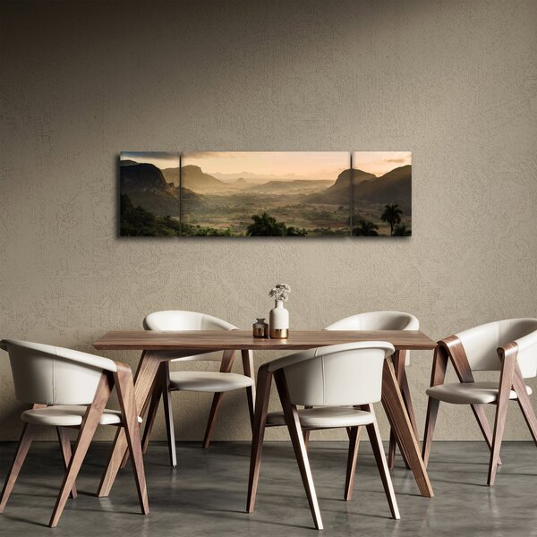 Obraz - Kubánské vrcholky (170x50 cm)