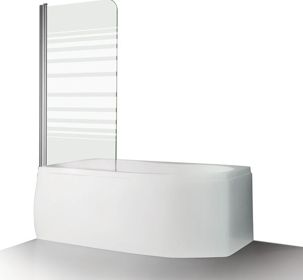Roltechnik Outlet Vanová zástěna TV1 INTIM Varianta: šířka: 80 cm - (TV1_INTIM-800 - 810-0000059-00-02), Barva profilů a typ výplně: profily: brillant, výplň: potisk