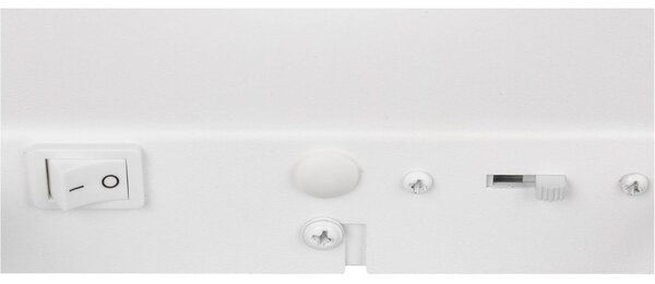 Trio Lighting LED nástěnné světlo Arola, matná bílá, šířka 17 cm, kov, stmívatelný, Bílá / opál, Obývací pokoj / jídelna, kov, Moderní