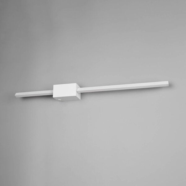Trio Lighting LED nástěnné světlo Cassino, bílá matná, šířka 70 cm, kov, stmívatelný, Bílá / opál, Obývací pokoj / jídelna, kov, Moderní