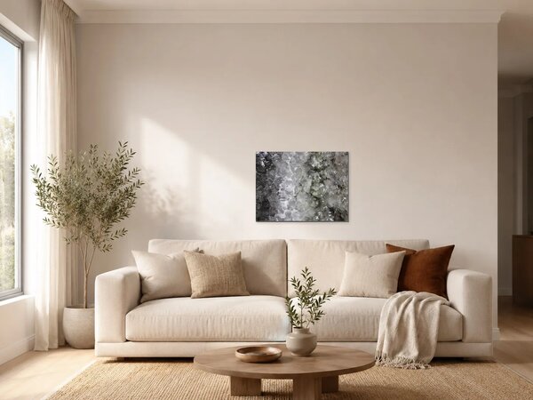 Struktura ledu – Jednodílný obraz, 40 × 30 cm