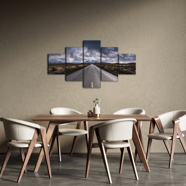Obraz cesty v poušti (125x70 cm)