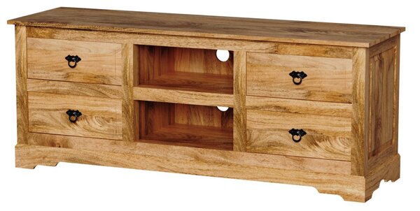 TV stolek 150x60x45 Guru z masivu mango