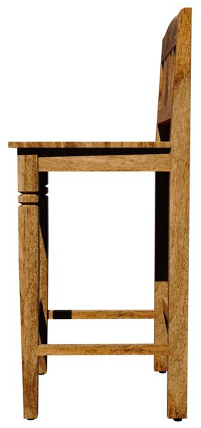 Barová židle 45x105x45 Guru z masivu mango