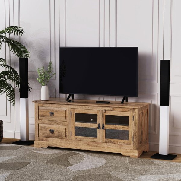TV stolek Guru 140x60x45 z masivu mango
