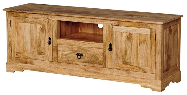 TV stolek Guru 160x60x45 z masivu mango