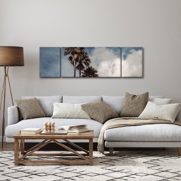 Obraz - Palmové drama (170x50 cm)