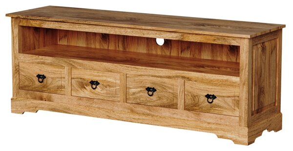 TV stolek 160x60x45 Guru z masivu mango