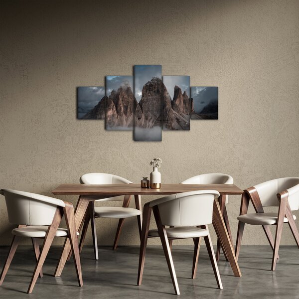 Obraz - Tři Zuby, Italské Dolomity (125x70 cm)