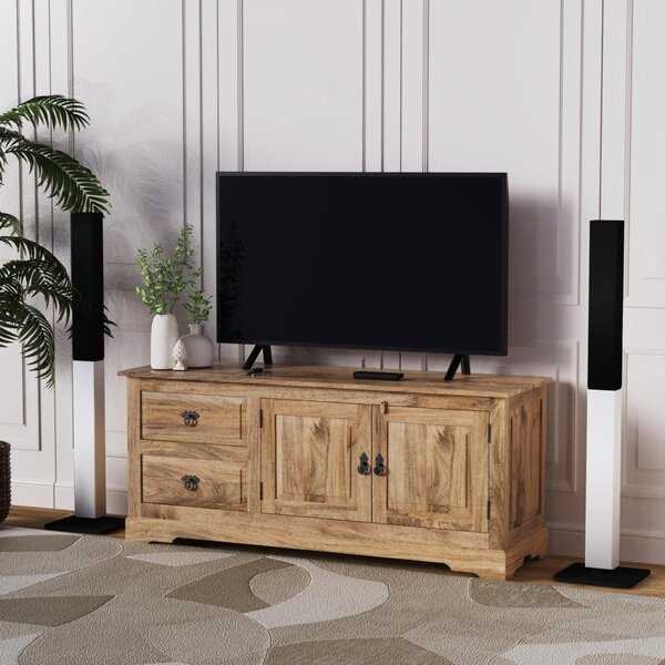 TV stolek 140x60x45 Guru z masivu mango