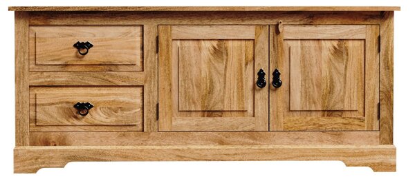 TV stolek 140x60x45 Guru z masivu mango