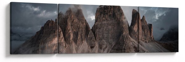 Obraz - Tři Zuby, Italské Dolomity (170x50 cm)