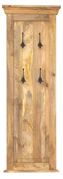 Věšák Guru s 4 háčky 50x140x2,5 z masivu mango