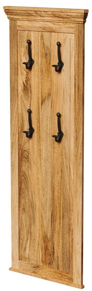 Věšák Guru s 4 háčky 50x140x2,5 z masivu mango