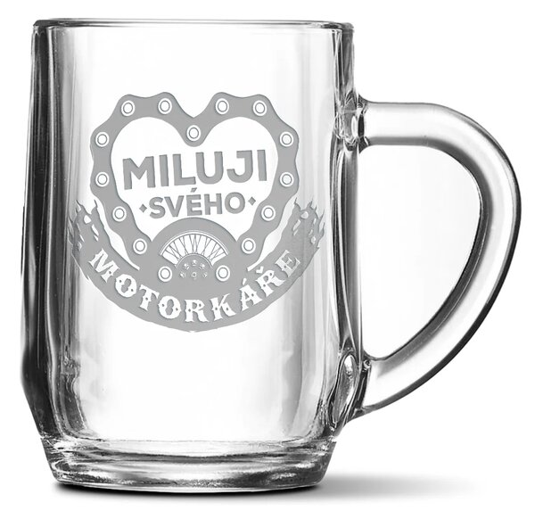 Sablio Půllitr Miluji svého motorkáře: 0,5