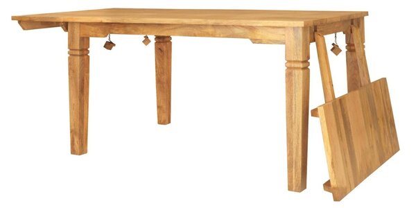Rozkládací jídelní stůl Guru 140/220x90 z masivu mango