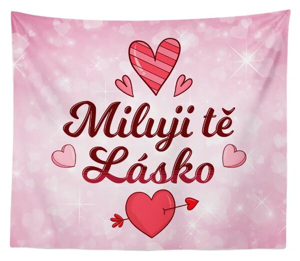 Sablio Deka Miluji tě, lásko: 150x120 cm