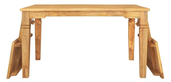 Rozkládací jídelní stůl Guru 140/220x90 z masivu mango
