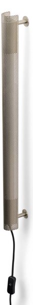 GEJST Nástěnné světlo Radent, ocelově šedé, výška 135 cm, G13 LED, Hliník / šedá / zinek, Obývací pokoj / jídelna, kov