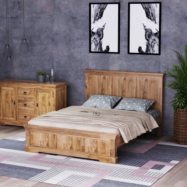 Postel Guru 160x200 z masivu mango