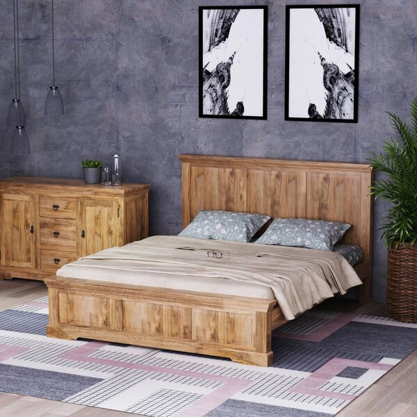 Postel Guru 180x200 z masivu mango