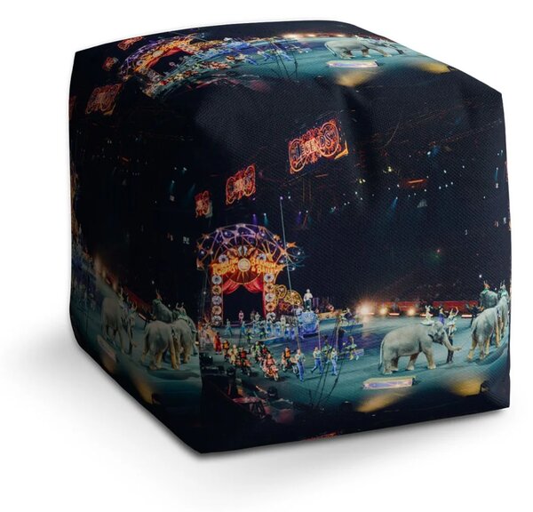 Sablio Taburet Cube Cirkus - 40x40x40 cm