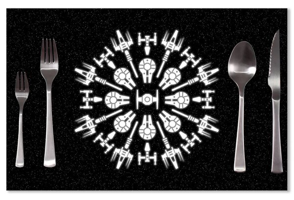 Sablio Prostírání Star Wars Vesmírné lodě: 40x30cm