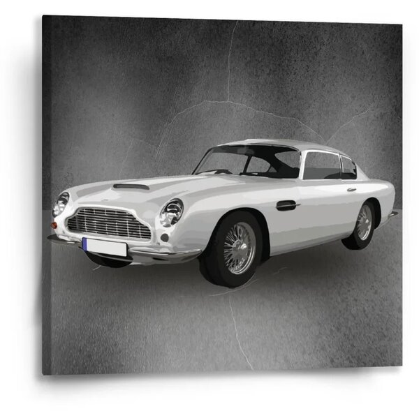 Sablio Obraz Aston Martin Tmavé pozadí - 50x50 cm