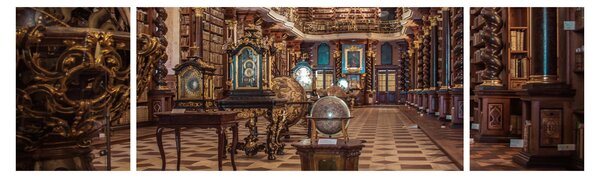 Obraz - Pražské Klementinum (170x50 cm)