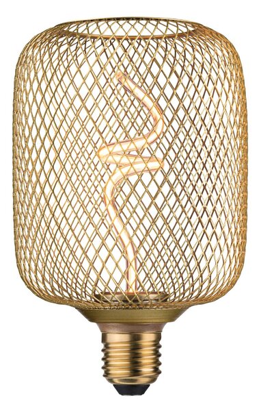 P 29260 Kovic Glow Standard 230V LED žárovka Zyl E27 4W 1800K stmívatelné mosaz - PAULMANN