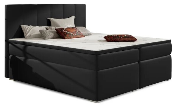 Postel Boxspring Boleria 180x200, fialová (látka - bb 08)