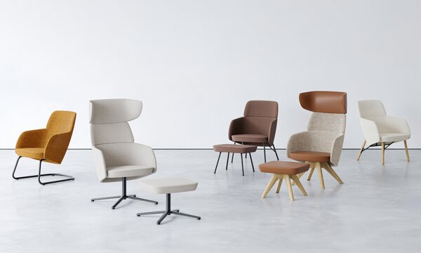 RIM - Podnožka WINX LOUNGE WX 889.09 s kovovou podnoží