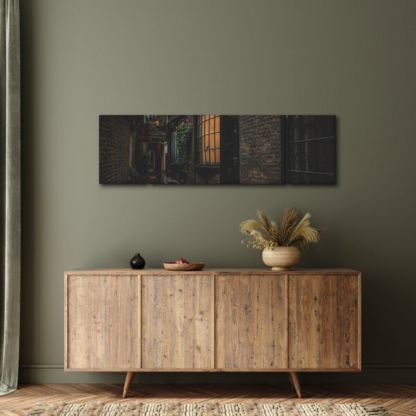 Obraz - Londýnská ulice (170x50 cm)