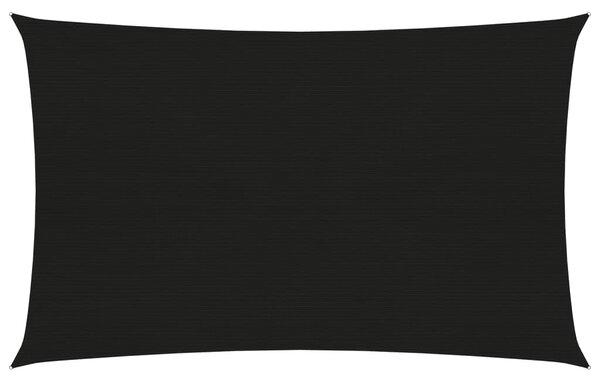 Stínící plachta 160 g/m² černá 2,5 x 4,5 m HDPE