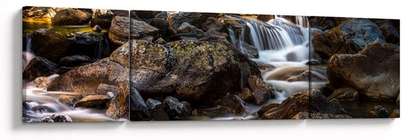 Obraz kamenitého potoku (170x50 cm)