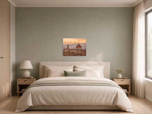 Florencie s katedrálou Santa Maria del Fiore – Jednodílný obraz, 40 × 30 cm