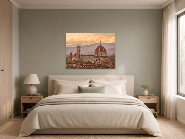 Florencie s katedrálou Santa Maria del Fiore – Jednodílný obraz, 70 × 50 cm