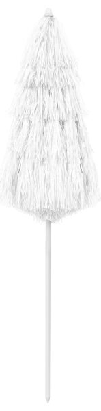 Plážový slunečník Hawaii bílý 180 cm