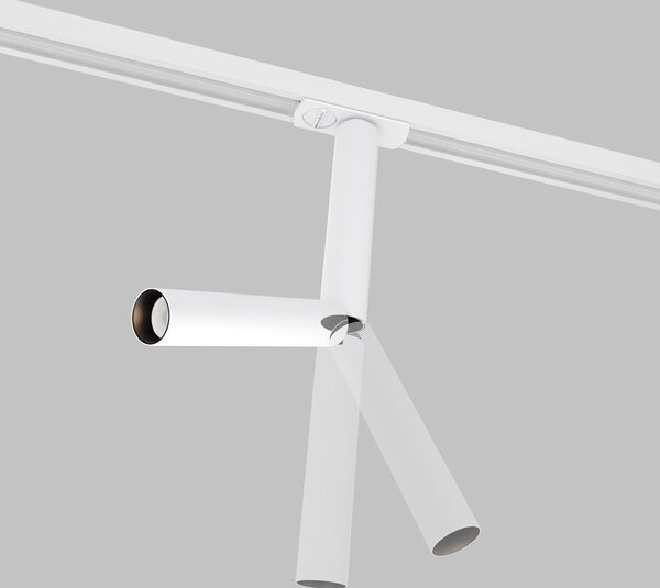 Maytoni Reflektorové LED svítidlo FOCUS DUAL 6W pro 1F systém UNITY, v. 32,5 cm, 3000K Barva: Černá