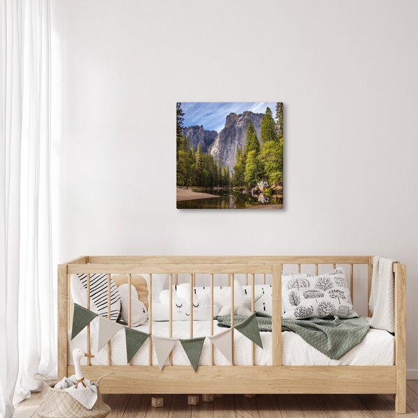 Obraz - Pod Yosemite skálou (30x30 cm)