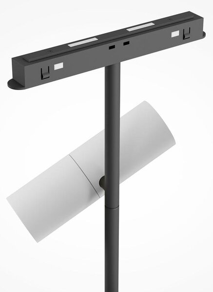 M TR005-2-2X12W3K-BW Svítidlo pro kolejnicový systém Elti Duo 3000K 24W teplá bílá 1563lm černá/bílá hliník Exility - MAYTONI
