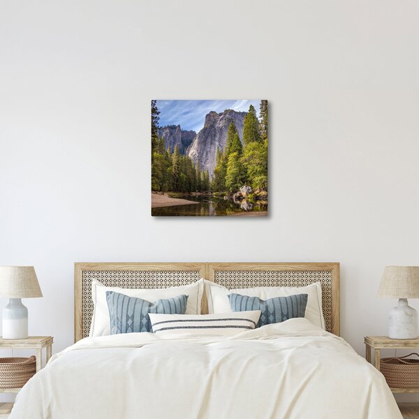 Obraz - Pod Yosemite skálou (30x30 cm)