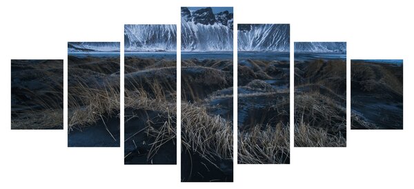 Obraz výhledu na Islandské vrcholky (210x100 cm)