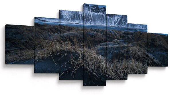 Obraz výhledu na Islandské vrcholky (210x100 cm)