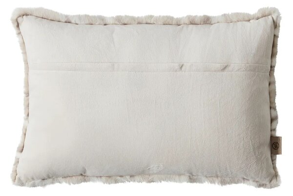 Skinnwille Home Collection Kožešinový polštář Nika 60x40 cm, sněžný leopard