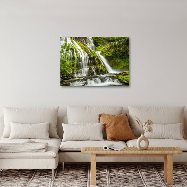 Obraz - Vodopád, Wind River Valley (70x50 cm)